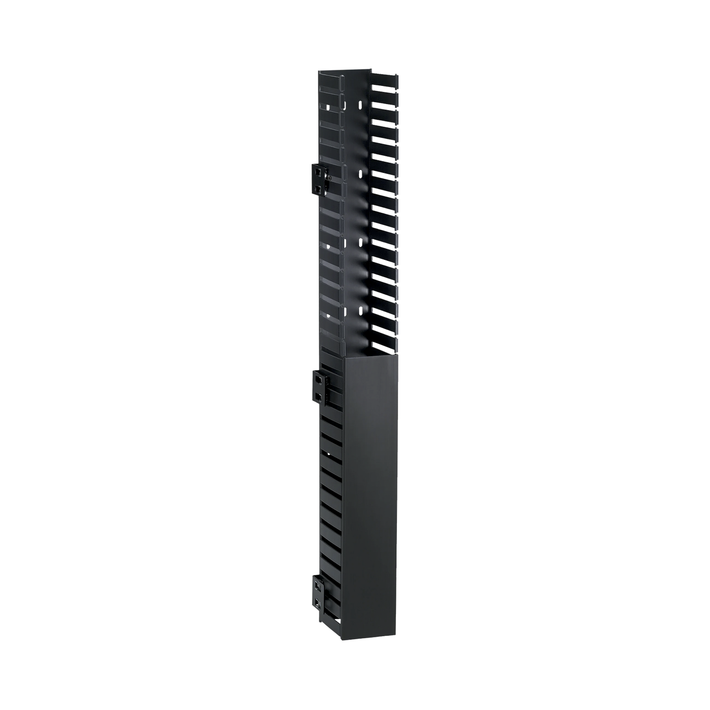 CWMPV2440 - Organizador Vertical IN-Cabinet, Sencillo (Solo Frontal), Para Uso Con Gabinetes Panduit, Montaje Lateral en Riel de Rack, 40 UR, 1.95 in de Ancho, Color Negro