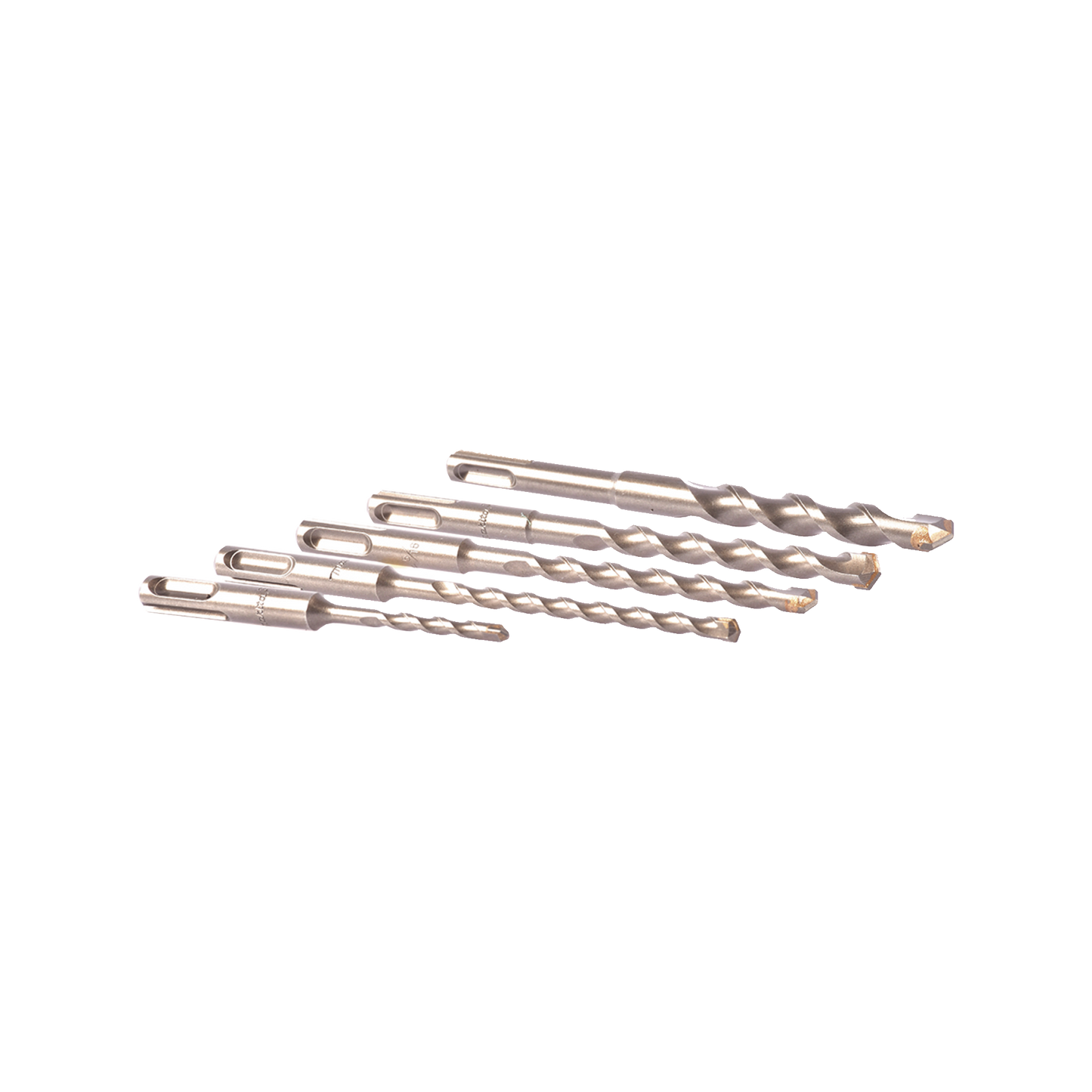 D07973 Juego con 5 piezas de brocas SDS PLUS para concreto