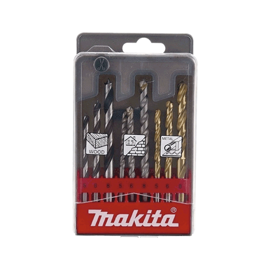 D71984  Juego con 9 piezas de brocas