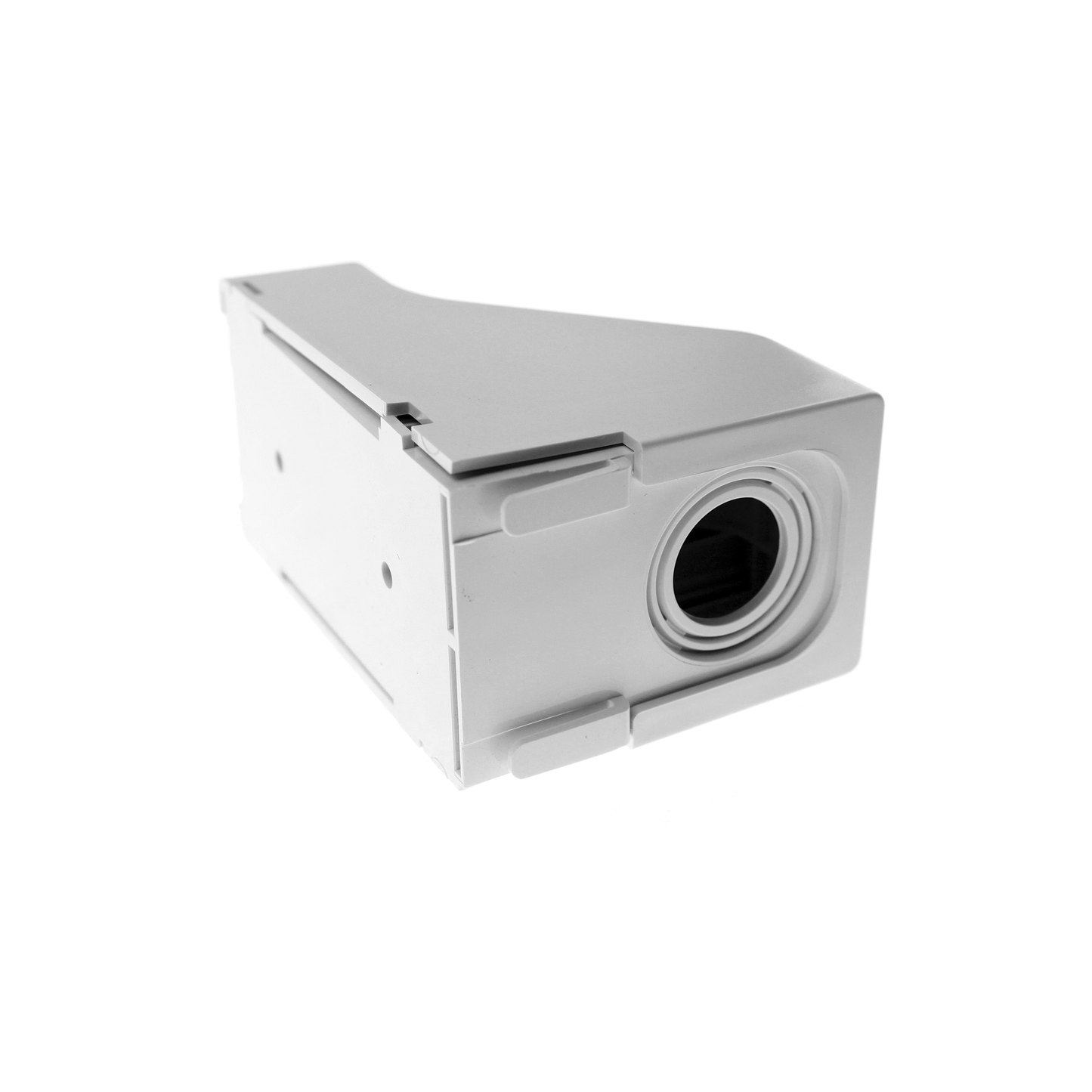 DCEFXIW-X - Accesorio Para Techo Falso/Entrada, Con Conexión Tubería 1/2 a 1 In, Compatible con Canaletas LD3, LD5 y LD10, Color Blanco Mate