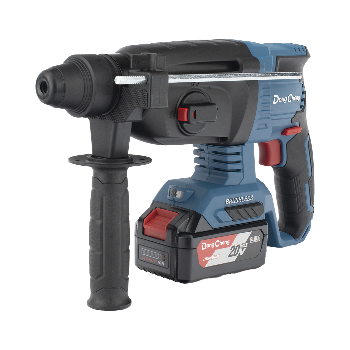 DCZ-C0424-EM - Martillo Perforador Inal�mbrico SDS-PLUS 20V / Motor Brushless / 3 Modos Taladro Percusi�n Demolici�n / 2.7 J Energ�a de Impacto / 2 Bater�as 4.0Ah con Cargador y Estuche