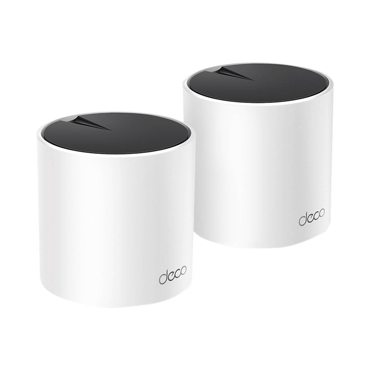DECOX55-2PACK - Kit 2 Routers Inalámbricos MESH Interior para Hogar / Doble Banda Wi-Fi 6 AX3000 Mbps / 3 Puerto Gigabit WAN/LAN / 2 Antenas Internas / Administración Mediante la App Deco (iOS, Android) / Protección HomeShield