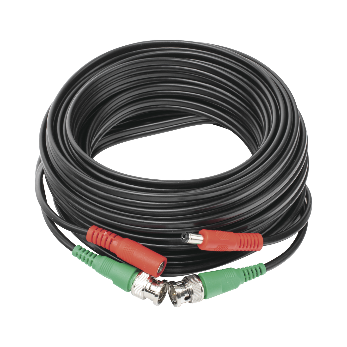 DIY-10M-HD - Cable Coaxial (BNC RG59) + Alimentaci�n / SIAMES / 10 Metros (32.81 Pies) / 100% Cobre / Para C�maras 4K / Uso Interior y Exterior