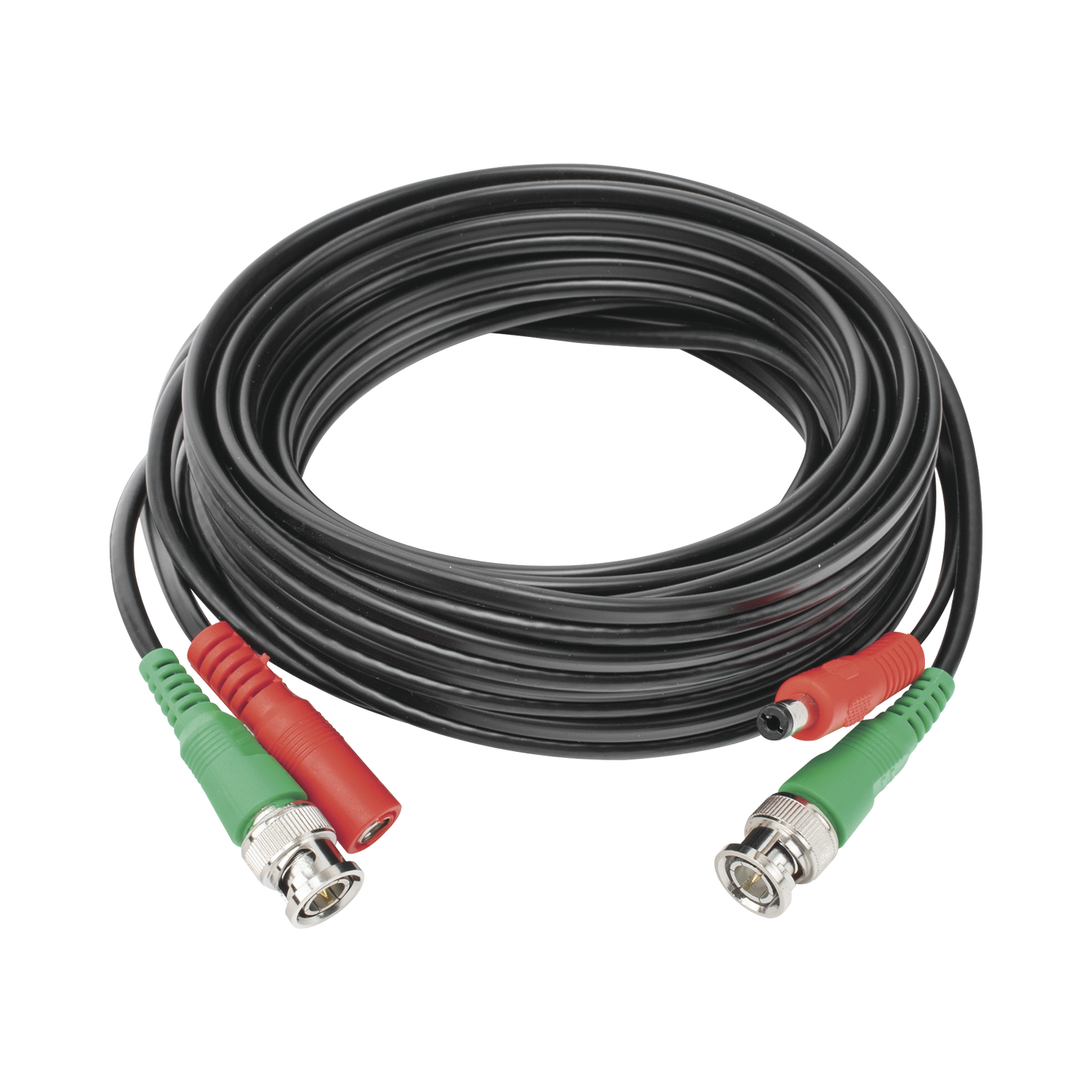 DIY-5M-HD - Cable Coaxial (BNC RG59) + Alimentaci�n / SIAMES / 5 Metros (16.40 Pies) / 100% Cobre / Para C�maras 4K / Uso Interior y Exterior