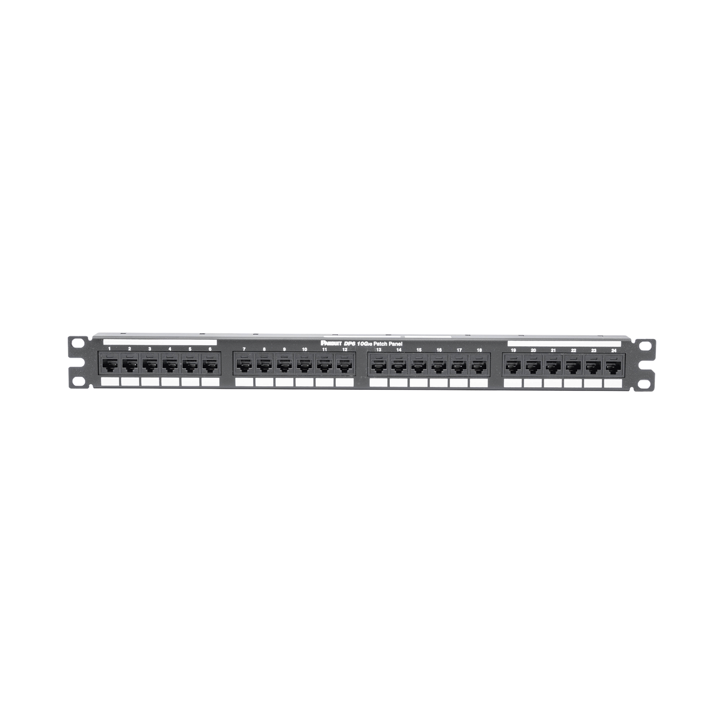 DP246X88TGY - Panel de Parcheo de Impacto (110), Plano, Categor�a 6A, de 24 Puertos, 1UR