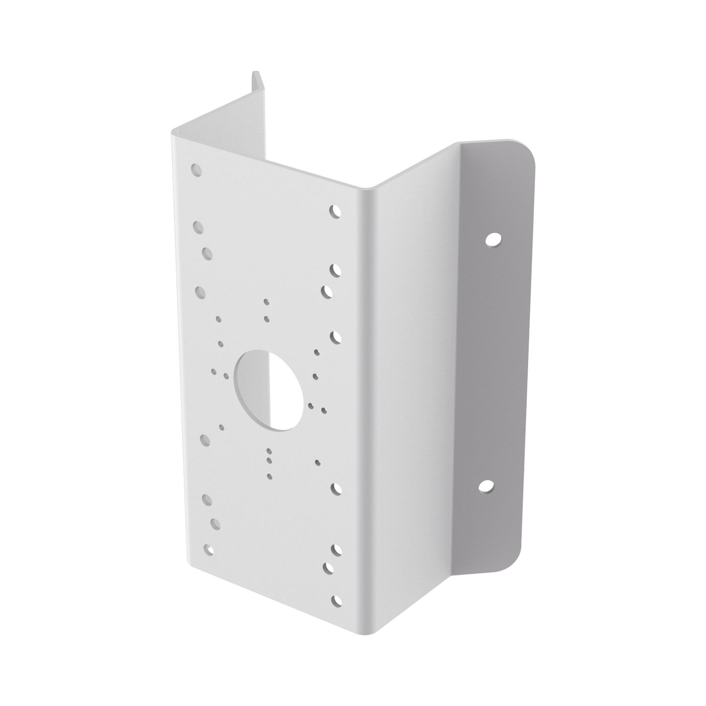 DS-1276ZJ - Montaje de Esquina para PTZ TURBOHD o IP / Uso en Exterior / Material de Acero de Carbono / Color Blanco