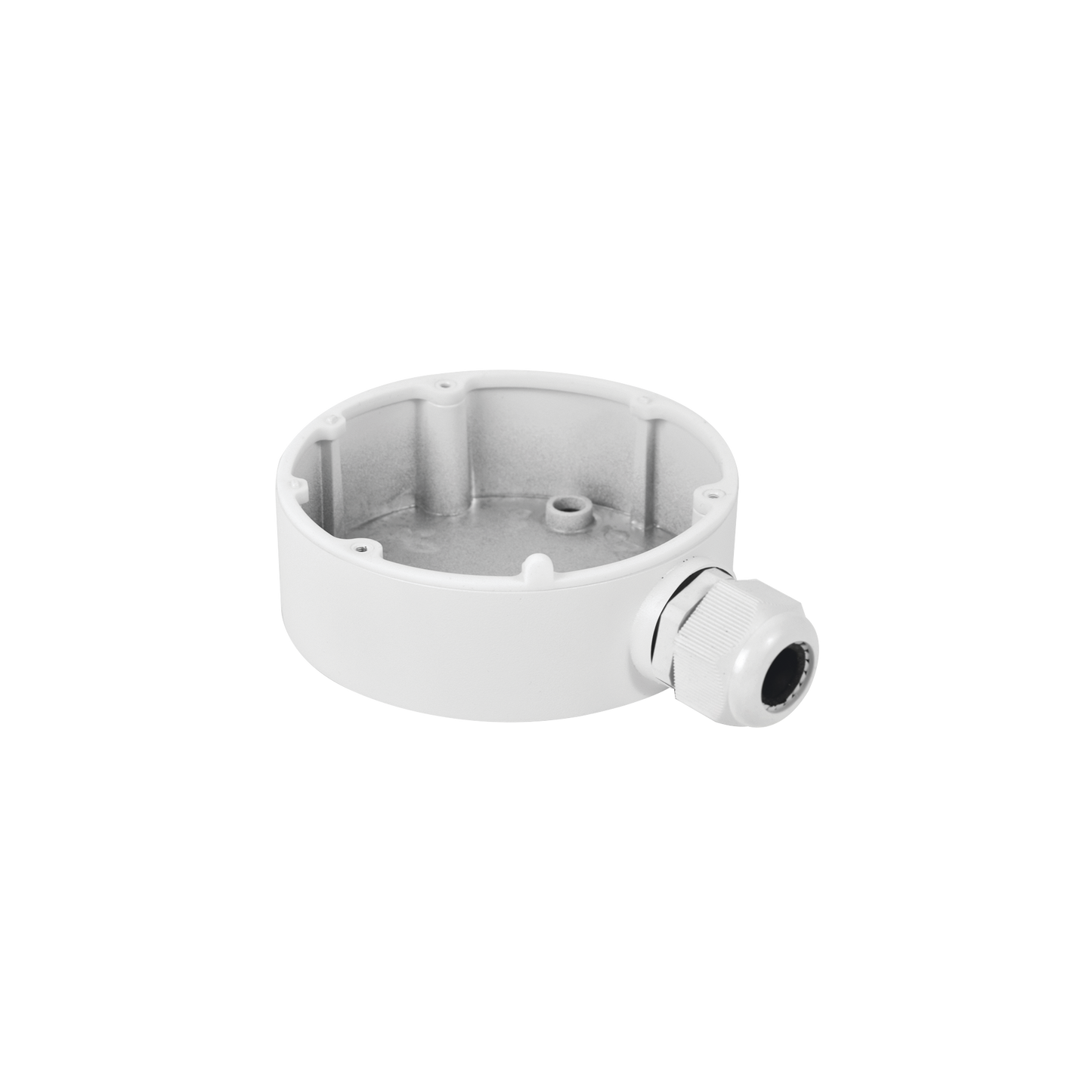 DS-1280ZJD-M18-AX - Caja de Conexiones de Exterior para Cámaras Tipo Mini Domo / IP66 / Color Blanco