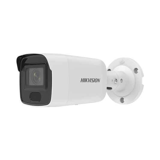 DS-2CD3086G2-IS(H) Bala IP 8 Megapixel / Lente 2.8 mm / 40 mts IR / Exterior IP67 / PoE / DARKFIGHTER / Alarmas y Audio I/O / ONVIF / Micro SD / 4 Analíticos: AcuSense, Deteccion Facial, Conteo de Personas por Cruce y Zona