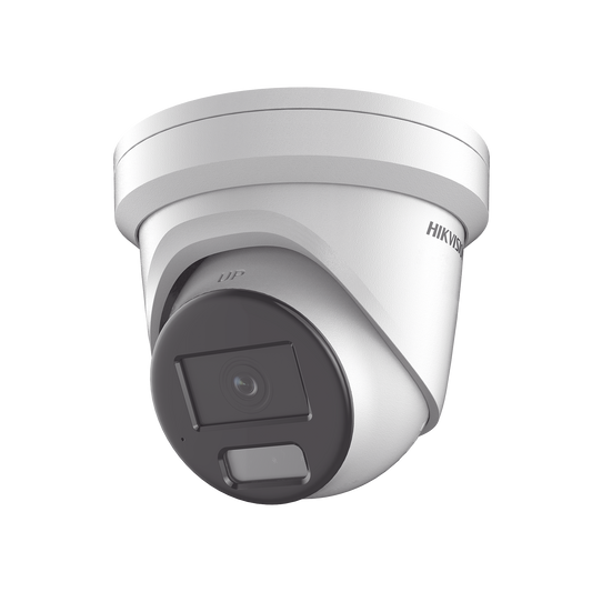DS-2CD3386G2H-LISU Turret IP 8 Megapixel (4K) / Lente 2.8 mm / Dual Light (40 mts IR + 40 mts Luz Blanca) / DARKFIGHTER S / Exterior IP67 / Microfono Integrado / WDR 130 dB / 4 Analíticos: AcuSense, Deteccion Facial, Conteo de Personas por Cruce y Zona