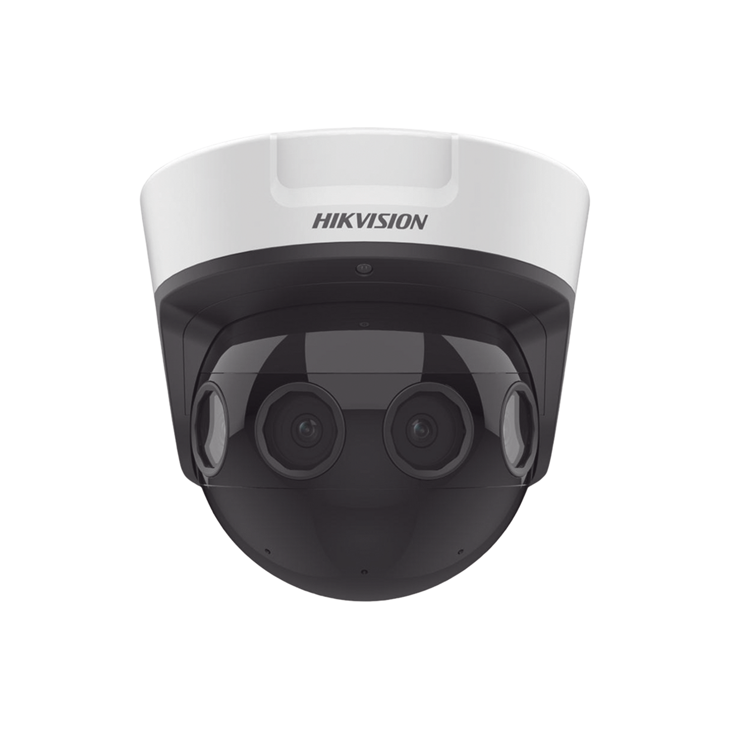DS-2CD6924G0-IHS(D) PanoVu Series / Vista Panorámica 180° / 8 Megapixel en Total / 4 Lentes 2.8 mm (2 Megapixel) / 20 mts IR EXIR / Exterior IP67 / IK10 / 12 Vcc / PoE+ / MicroSD