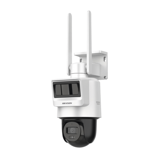 DS-2DE2C400IWG-K/4G/C05S10/LA Kit Solar IP All in One / Doble Detección (Radar + PIR) / PT IP 4 Megapixel / Lente 4 mm / Panel Solar / Batería de Respaldo de Litio 50.76Wh (Hasta 1.5 días) / Conexión 4G / Audio de Dos Vías / Accesorios de Inst. / Dir