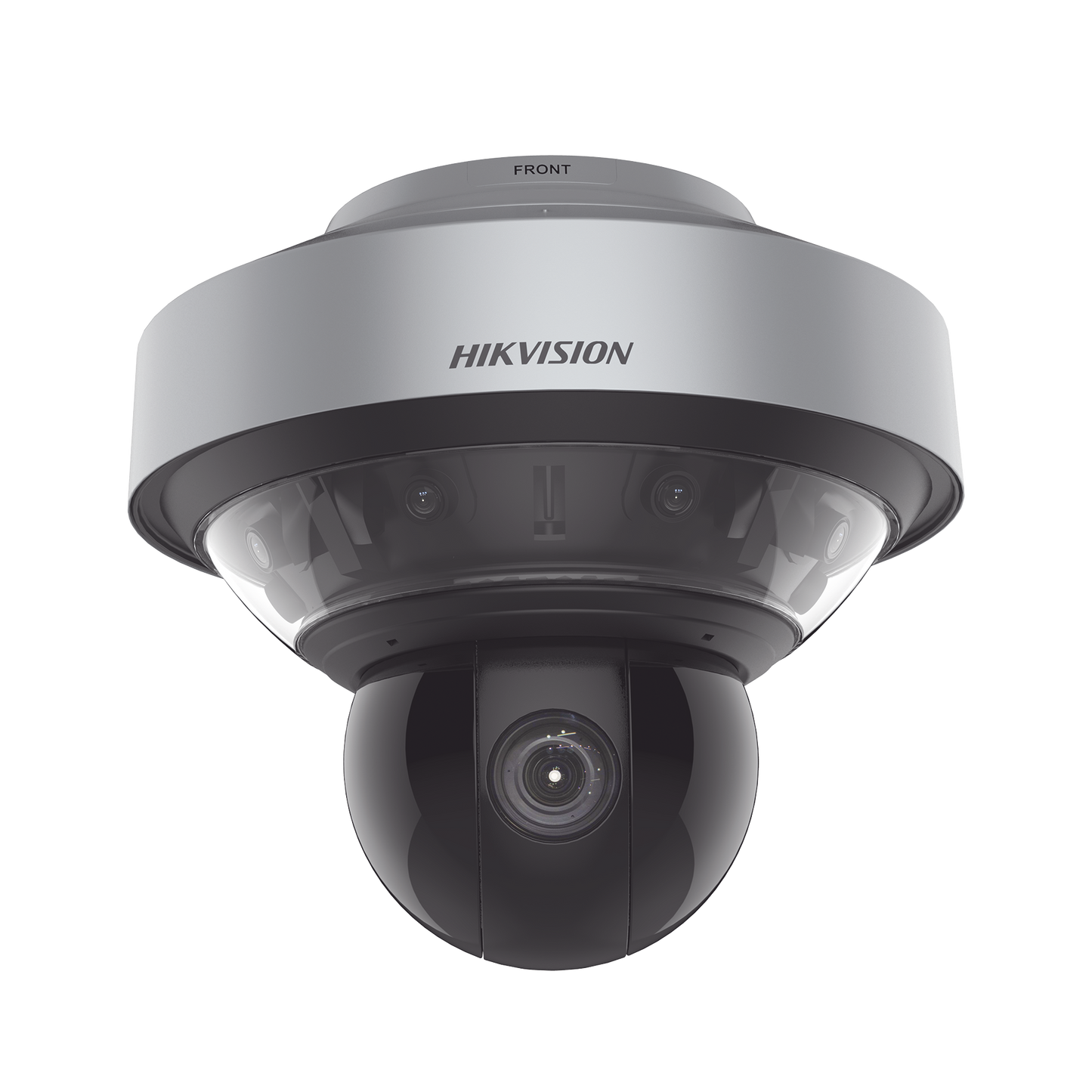 DS-2DP8A440IXG-LEF/416(F0)(B) Domo PanoVu series / Vista Panorámica 180° / 4 Lentes de 4 Megapixel + PTZ 4 Megapixel de 40X Zoom / Posicionamiento 3D / IP67 / IK10 / WDR 120 dB / EIS / Autoseguimiento / 250 mts IR / 36 VCD