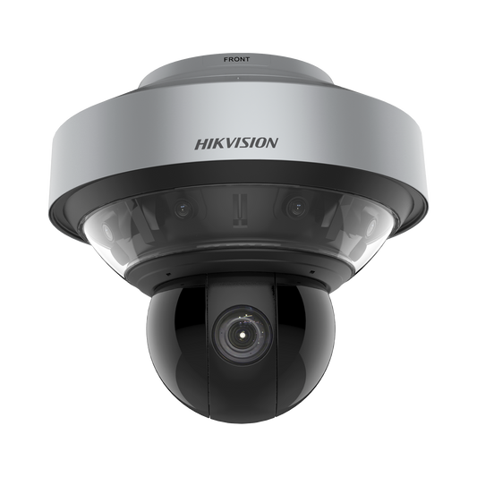 DS-2DP8A440IXG-LF/832(F0)(B) PanoVu Series / 1 PTZ 40X Zoom (4 Megapixel) + 8 Lentes 2.8 mm (Vista 360°) / Posicionamiento 3D / Autoseguimiento 3.0 / Deep Learning / IP67 / IK10 / WDR 120 dB / Micro SD
