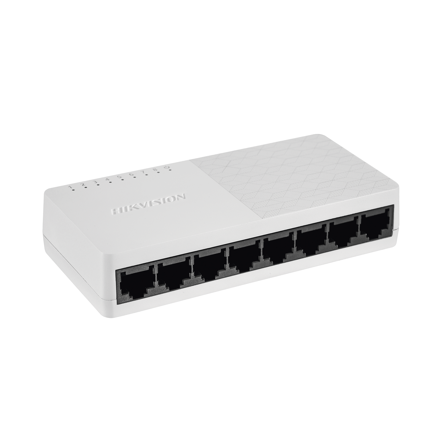 DS-3E0108D-O - Switch No Administrable de Escritorio de 8 Puertos / Fast Ethernet 10 / 100 Mbps / Diseño Compacto y Estetico