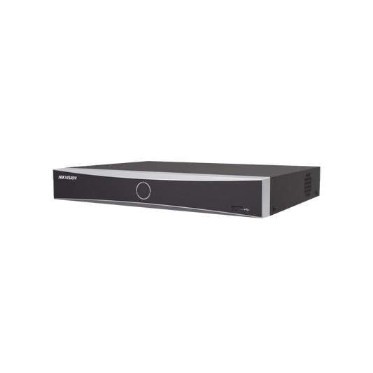 DS-7608NXI-K1/8P(B) NVR 12 Megapíxel (4K) / 8 canales IP / 8 Puertos PoE+ / Reconocimiento Facial / AcuSense (Evita Falsas Alarmas) / 1 Bahías de Disco Duro / HDMI en 4K / 300 Metros PoE Modo Extendido