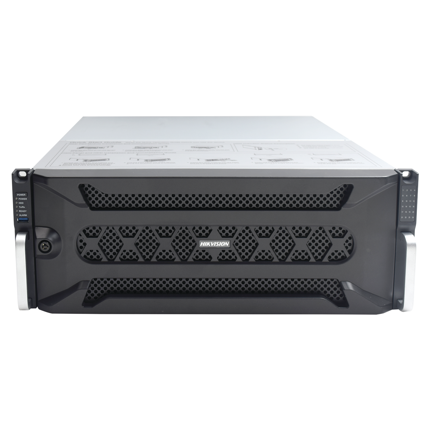 DS-96256NI-I24 NVR 12 Megapixel (4K) / 256 canales IP / 24 Bahías de Disco Duro / 4 Puertos de Red / Soporta RAID con Hot Swap / NVR