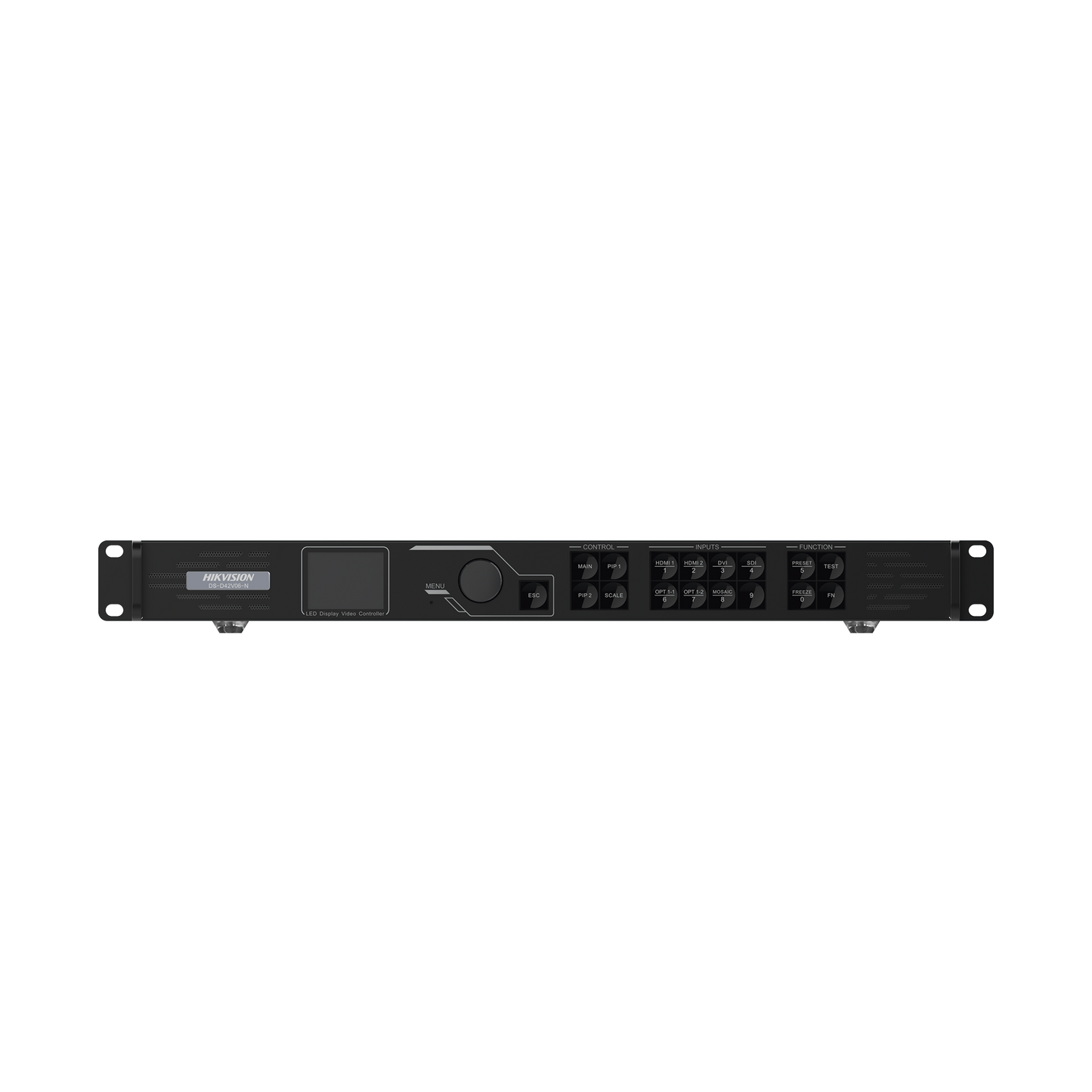 Controlador para Videowall / 6 Puertos RJ45 para Paneles LED / Compatible con Pantallas LED Para Exterior / Compatible con DS-D4440FO-BKI y DS-D4225FO-BGF