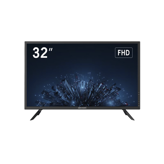 DS-D5032F3-1V0S Monitor LED 32 / 2 Altavoces Potentes / Ángulo de Visión 178° / Entradas HDMI y VGA / Uso 24-7 / Montaje VESA (100 X 100) / Calibración Inteligente de Imagen
