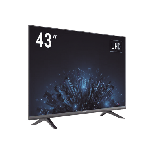 Monitor LED 4K de 43 / Ideal para Oficina y Hogar / Uso 24-7 / Entrada HDMI / Compatible con Montaje VESA (200 X 200) / Bocinas Integradas