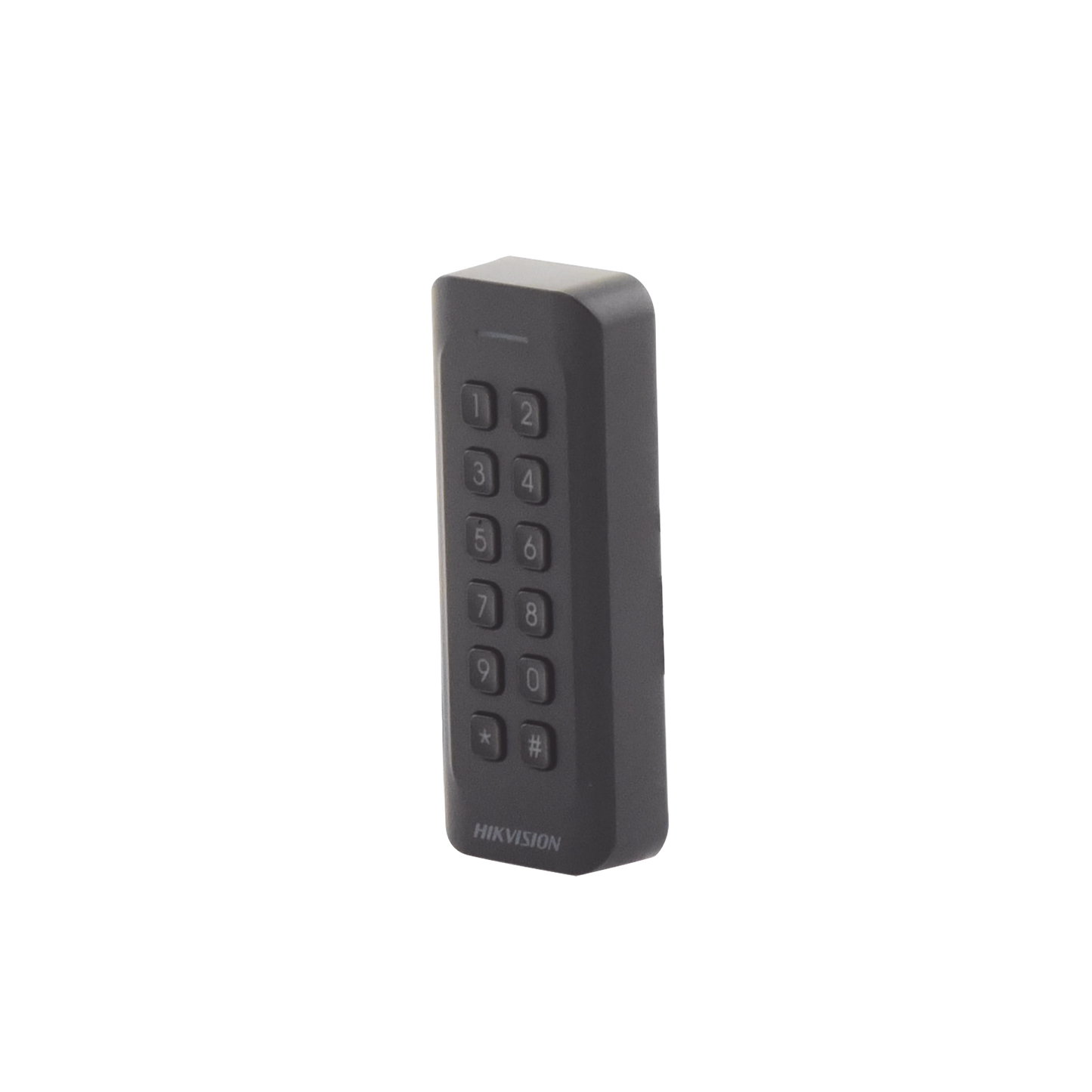 DS-K1802EK - Lector de Tarjetas PROX EM y Contraseñas / Exterior IP65 / Wiegand / Compatible con Cualquier Panel / PERFIL DELGADO y ESTETICO / Indicador LED