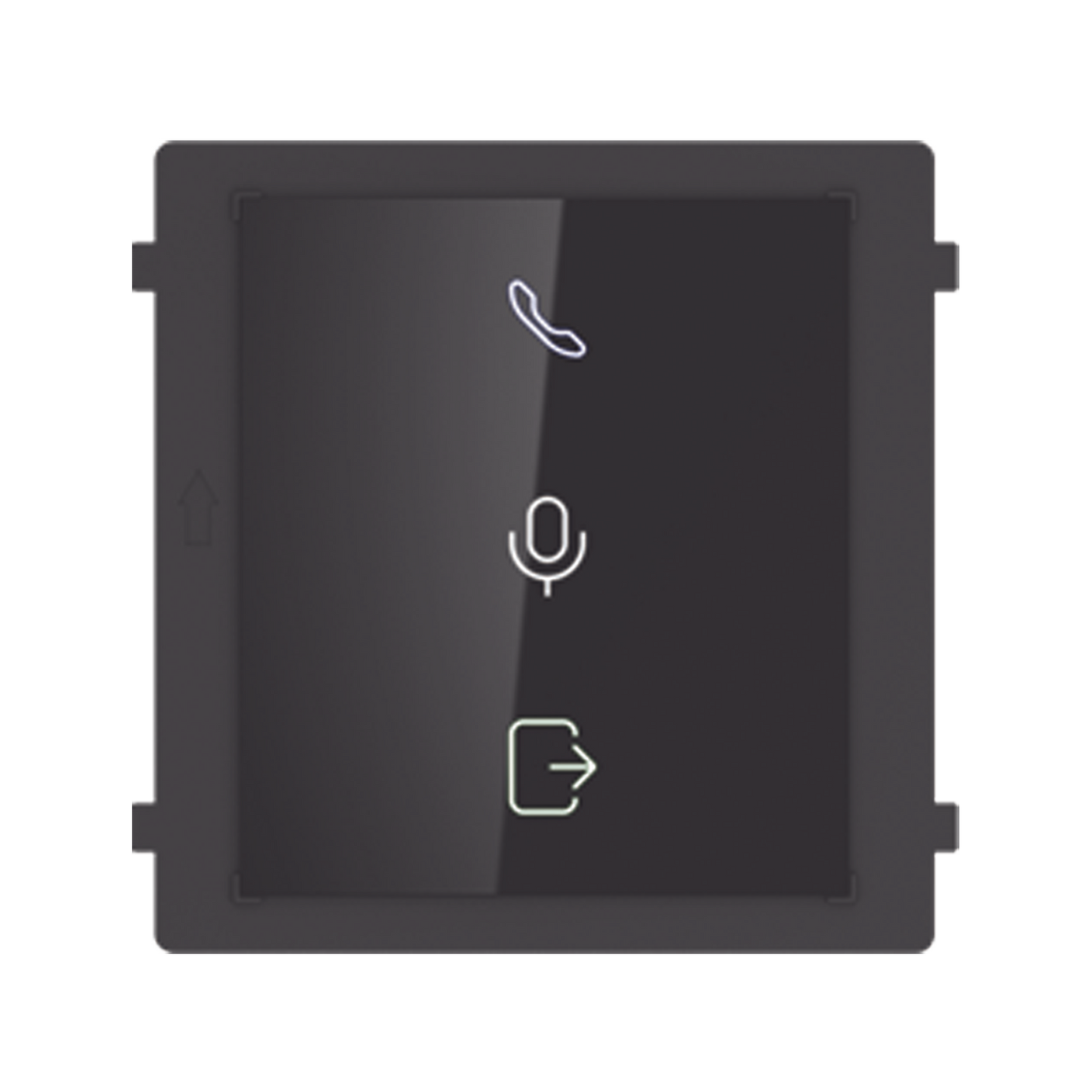 DS-KD-IN Modulo para Indicar Recepción de Llamada / Apertura de Puerta o Audio Bidireccional en Videoportero IP Modular