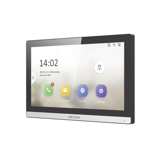 Monitor IP WiFi Touch Screen 7 para Videoportero IP / Vídeo en Vivo / PoE Estándar / Apertura Remota / Llamada Entre Monitores / Audio bidireccional / Borde slim