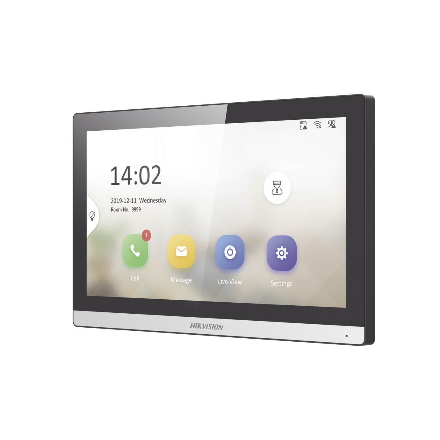 DS-KH6350-WTE1 - Monitor IP WiFi Touch Screen 7" Bisel DELGADO para Videoportero IP / Vídeo en Vivo / PoE Estándar / Apertura Remota / Llamada Entre Monitores / Audio bidireccional / Borde slim