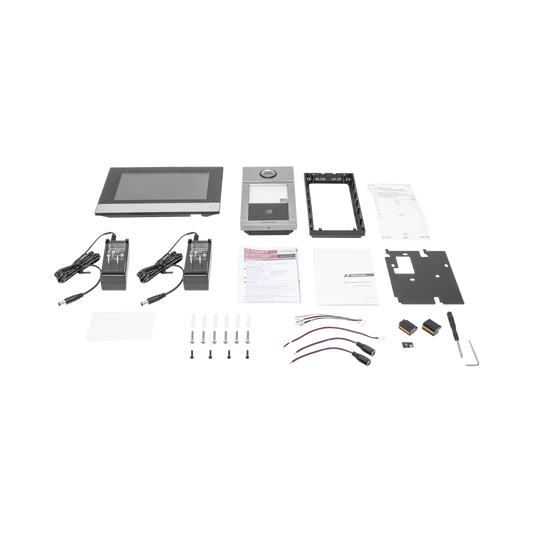 DS-KIS604-P(C) Kit de Videoportero IP PoE Estandar con llamada a App de Smartphone (Hik-Connect) / Apertura con Tarjeta MIFARE / Frente de calle IK08 & IP65 / Soporta 2 puertas
