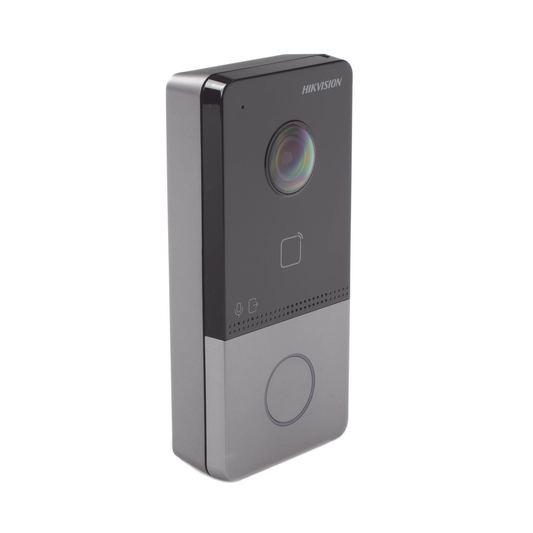 DS-KV6113-WPE1(C) Videoportero IP 2 Megapixel / PoE Estandar / IP65  / Apertura desde Hik-connect / Soporta 1 Departamento y Hasta 6 Monitores / Soporta Tarjetas Mifare / 1 Salida Relay