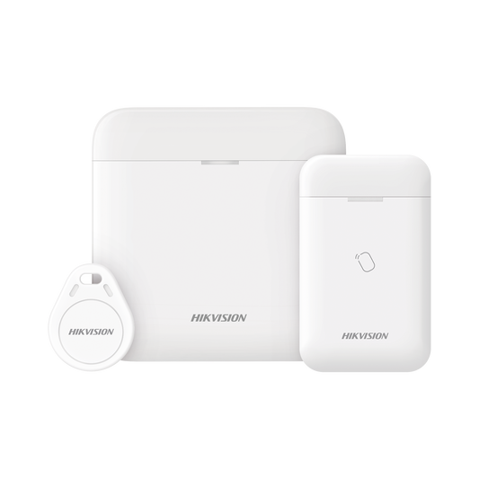 DS-PWA48-KS-RONDIN   (AX PRO) KIT de Alarma AX PRO con GSM (3G/4G) para RONDINES / Incluye: 1 Hub con bateria de respaldo/ 1 Lector Tag / 1 Tag / Compatible con Hik-Connect P2P