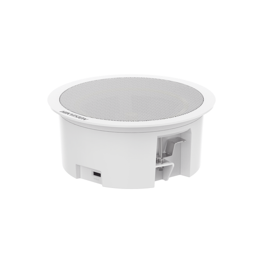DS-QAZ0203G1-S Altavoz Secundario para Montaje en Plafón / 3 Watts / 8 Ohms / Compatible con Altavoz IP HIKVISION / Uso en Interior