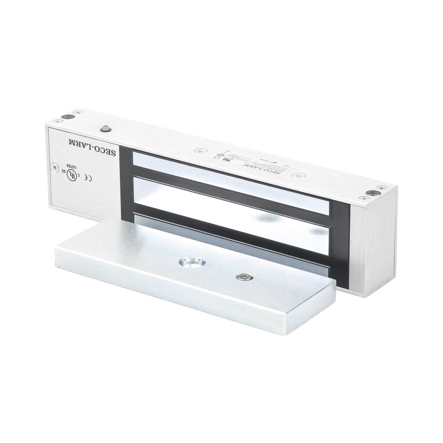 E941SA1K2PQ - Chapa Magnética de 1200 Lbs / Sensor de Adherencia / Uso en Interior/ LED Indicador / Alimentación 12/24 Vcd Seleccionable / Sin Magnetismo Residual / UL