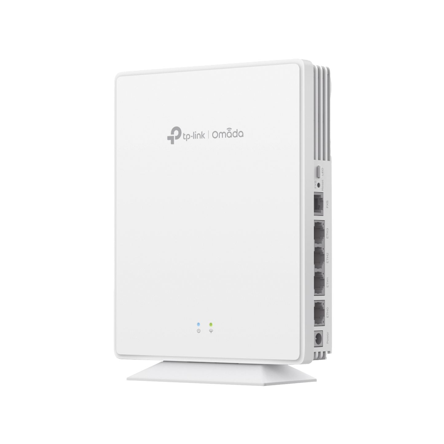 EAP610GP-DESKTOP - Punto de Acceso GPON Omada / WiFi 6 AX1800 / 1 puerto GPON / 1 Puerto FXS / 4 Puertos 10/100/1000 RJ45 / Wi-Fi 6 AX1800 / Mesh Omada / Configuración por Controlador o Stand-Alone / Para Montaje en Escritorio-Pared