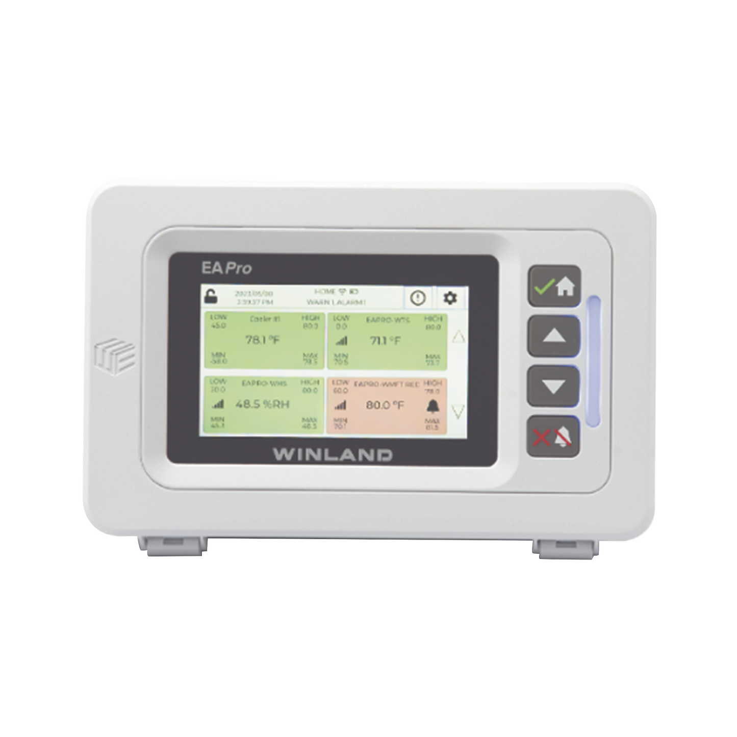 EAPRO-GTWY Monitor IP de temperatura de 34 zonas para condiciones críticas y extremas, soporta 4 cableadas y 30 inalámbricas.