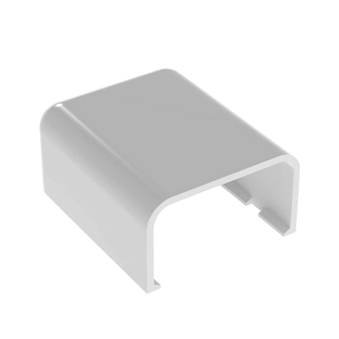 ECF10WH-X - Tapa Final, para uso con canaleta LD10, material ABS, Color Blanco