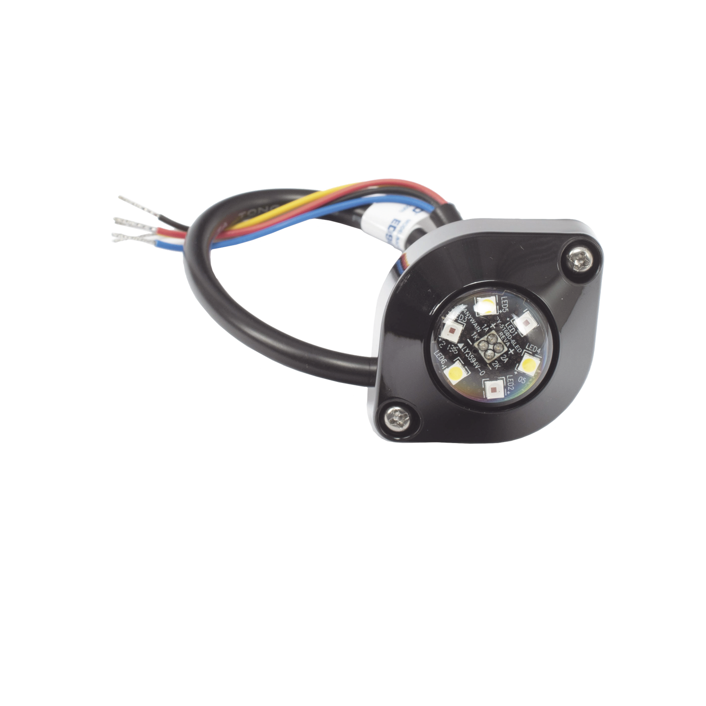 ED9015AW - Lámpara Oculta de 6 LED Color Ámbar/Claro Serie ED9015