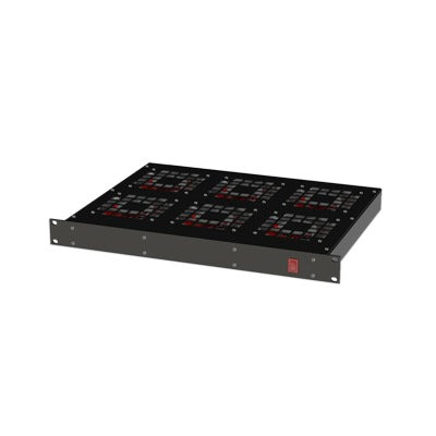 EI-RAR-12V6 - Ventilador para Rack 19" con 6 Abanicos. Entrada: 110 Vca