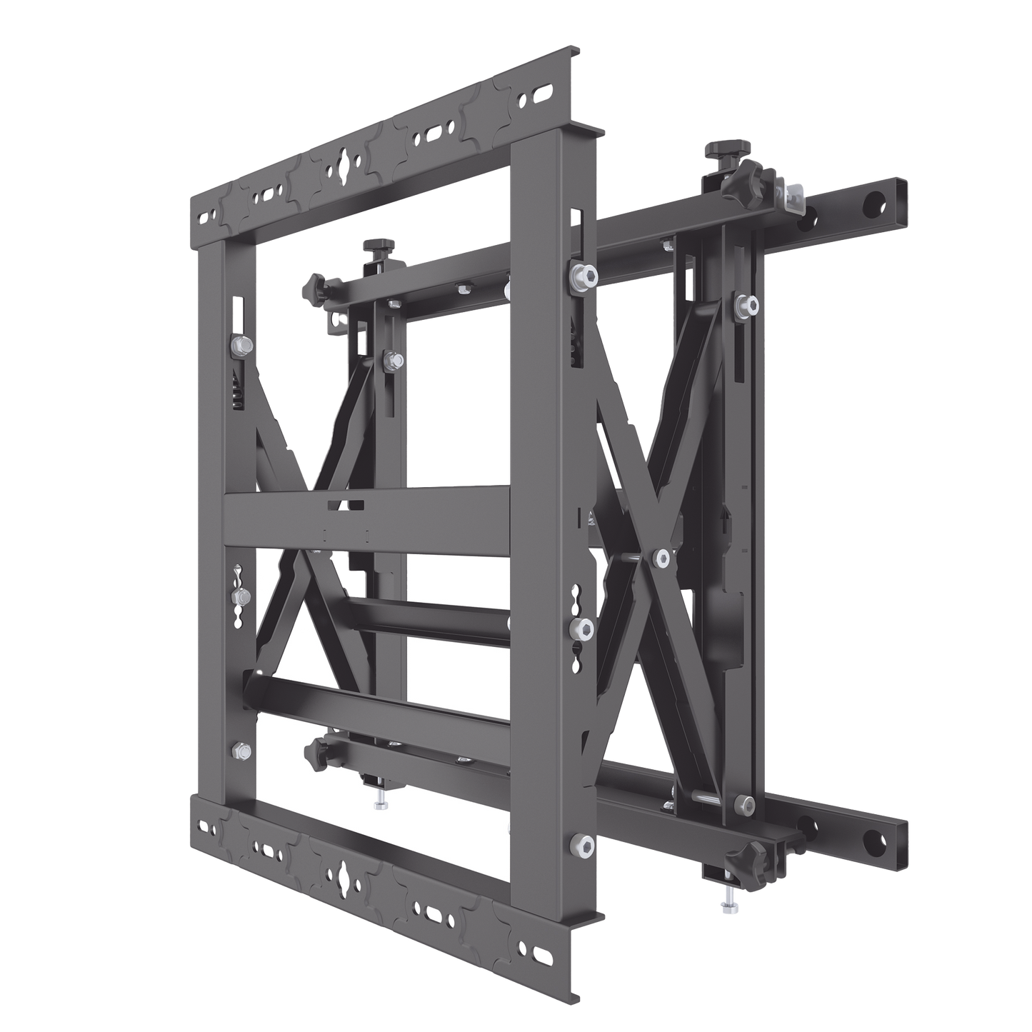 EMVW600 - Soporte Modular de Pared para Videowall | Pop Out | Peso Máx. Sopotado 50 Kg | Soporta Formato Horizontal y Vertical.