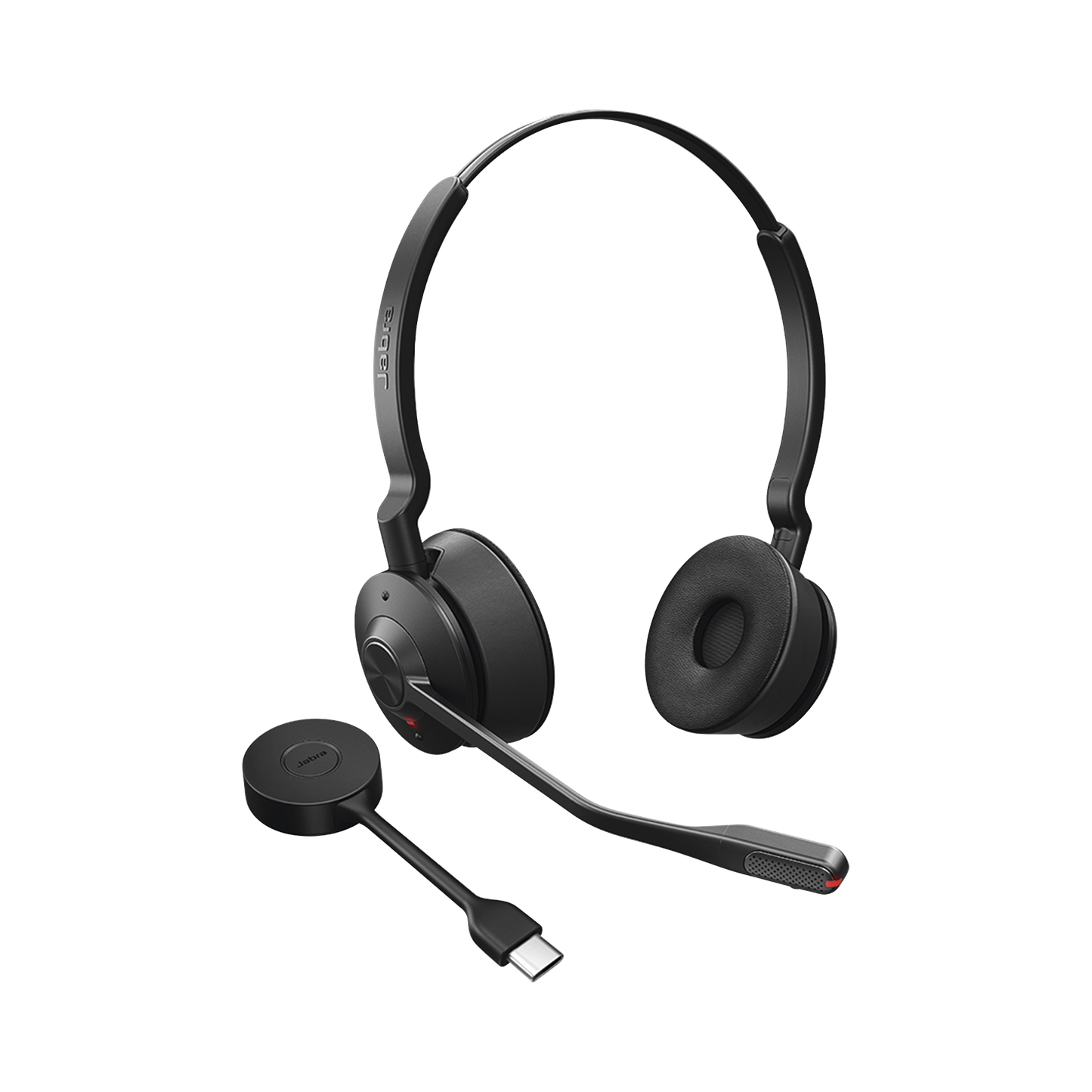 ENGAGE55-MS-STEREO-A - Jabra Engage 55, Auricular stereo versión MS con aislamiento de ruido activa, adaptador DECT USB-A (9559-450-125)