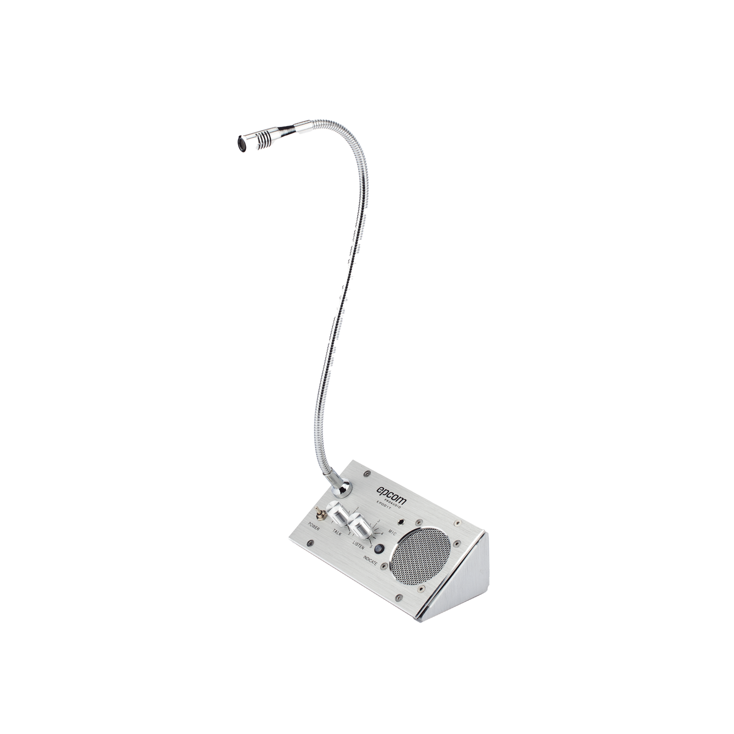EP001T - Sistema de Intercomunicación | Ideal para Ventanillas | Audio de voz de dos vías | 12V/1A 2W | Micrófono Interior + Micrófono Exterior