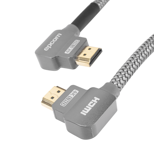 EP-90H-2M Cable HDMI Angulo 90º| 2m | Alta Definición | Version 2.0 | Alta velocidad 18Gbps | 4K@60Hz |