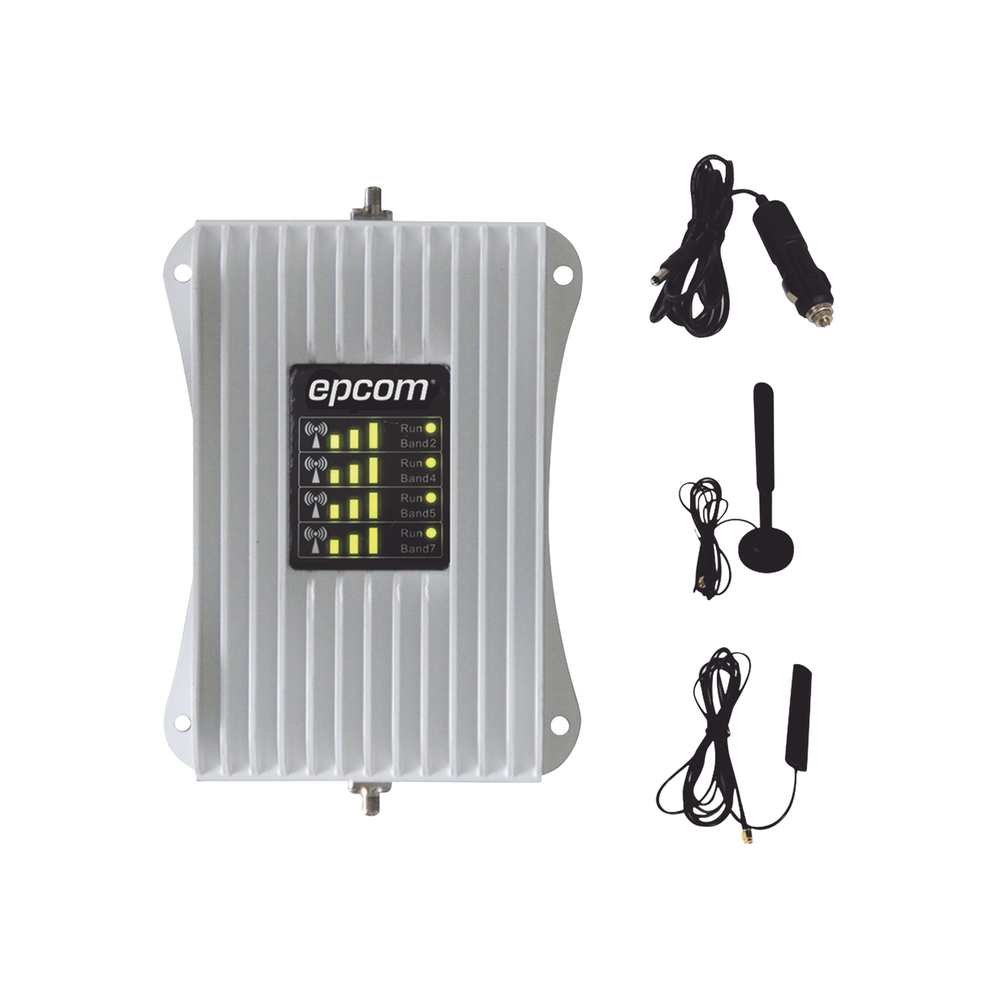 EP-AM23-4GV2 - KIT Amplificador de Señal Celular Para Vehículo/ Soporta y Mejora la Señal Celular 5G, 4G LTE/ Múltiples Operadores, usuarios y dispositivos/ Ideal para Vehículo tipo Camioneta, Pick up o Sedán.