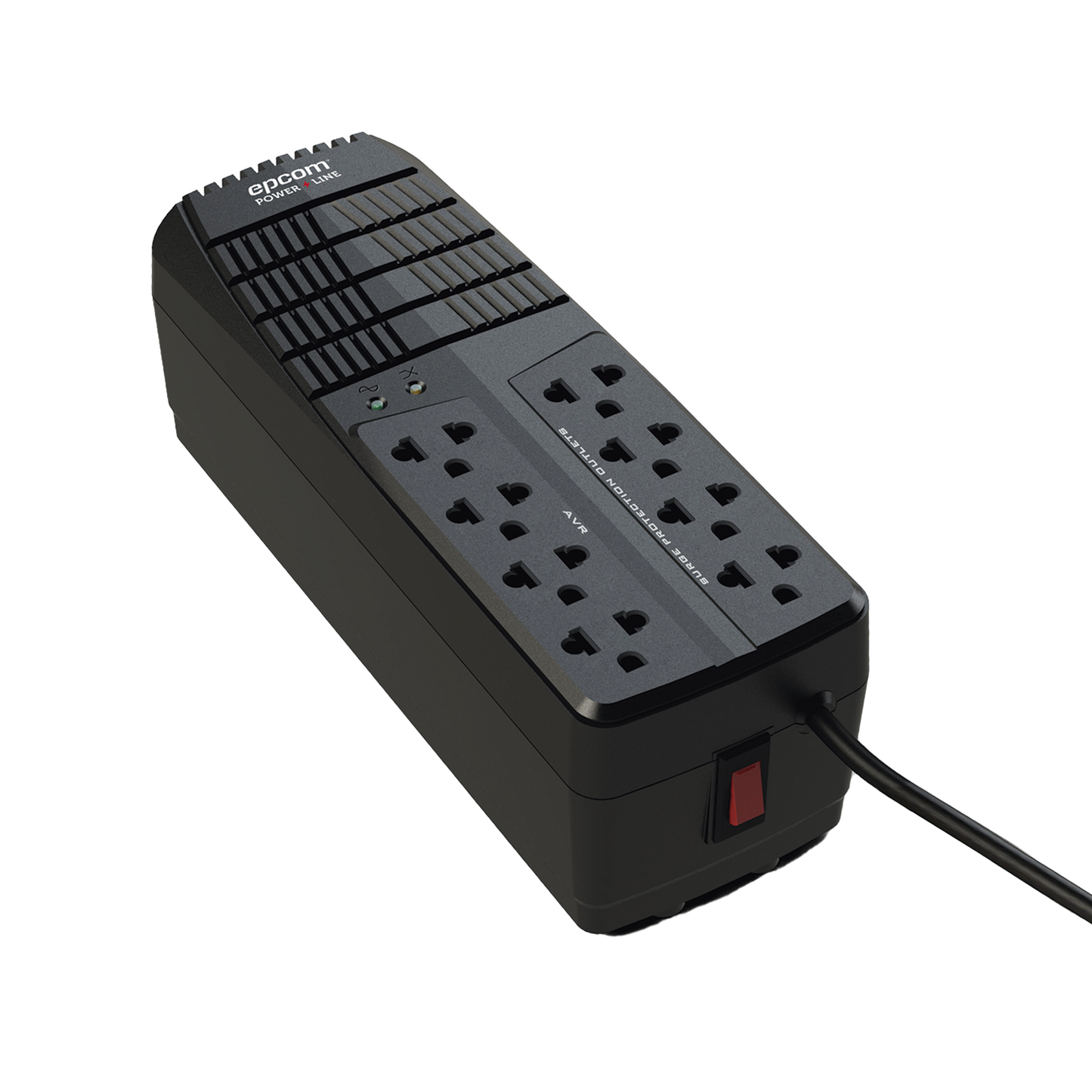 EPL2000AVR - Regulador de Voltaje 2000 VA-1000 W / 4 Contactos con AVR / 4 Contactos con Supresor de Picos / Protección RJ11