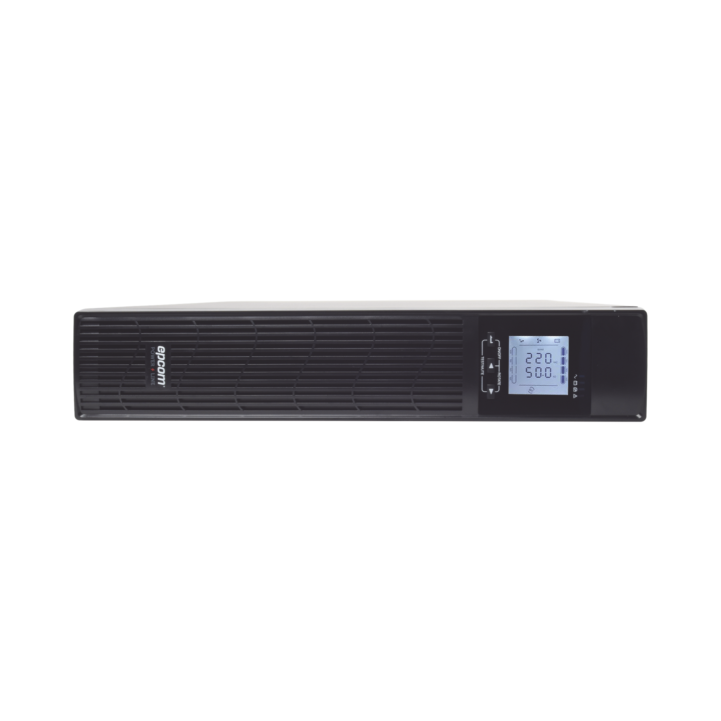 EPU2000RTOL2U UPS de 2000VA/1800W / Topología On-Line Doble Conversión / Entrada y Salida de 120 Vca / Clavija de Entrada NEMA 5-20P / Pantalla LCD Configurable / Formato Rack/Torre