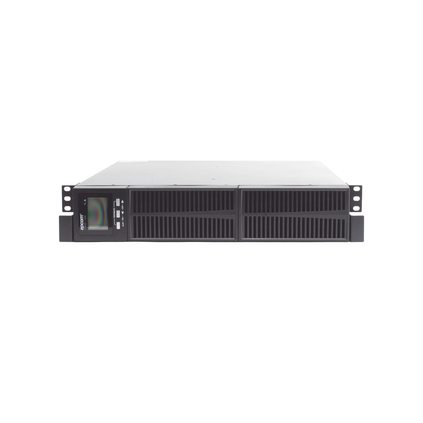 EPU3000G3 UPS de 3000VA/2700W / Topología On-Line Doble Conversión con Baterías Internas / Entrada y Salida de 120 Vca / Clavija de Entrada NEMA L5-30P / Pantalla LCD Configurable / Formato Rack/Torre