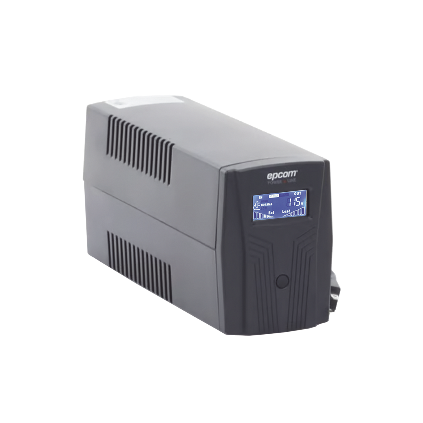 EPU600LCD UPS de 600VA/360W / Topología Línea Interactiva / Entrada y Salida 120 Vca / Clavija NEMA 5-15P / 4 Tomas NEMA 5-15R