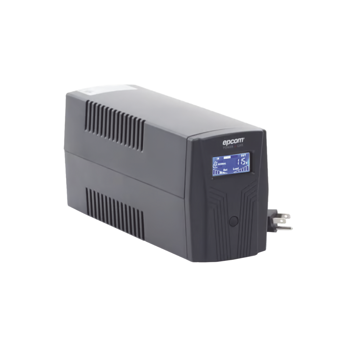 EPU850LCD UPS de 850VA/510W / Topología Línea Interactiva / Entrada y Salida 120 Vca / Clavija NEMA 5-15P / 6 Tomas NEMA 5-15R / Sin RJ11 ni RJ45