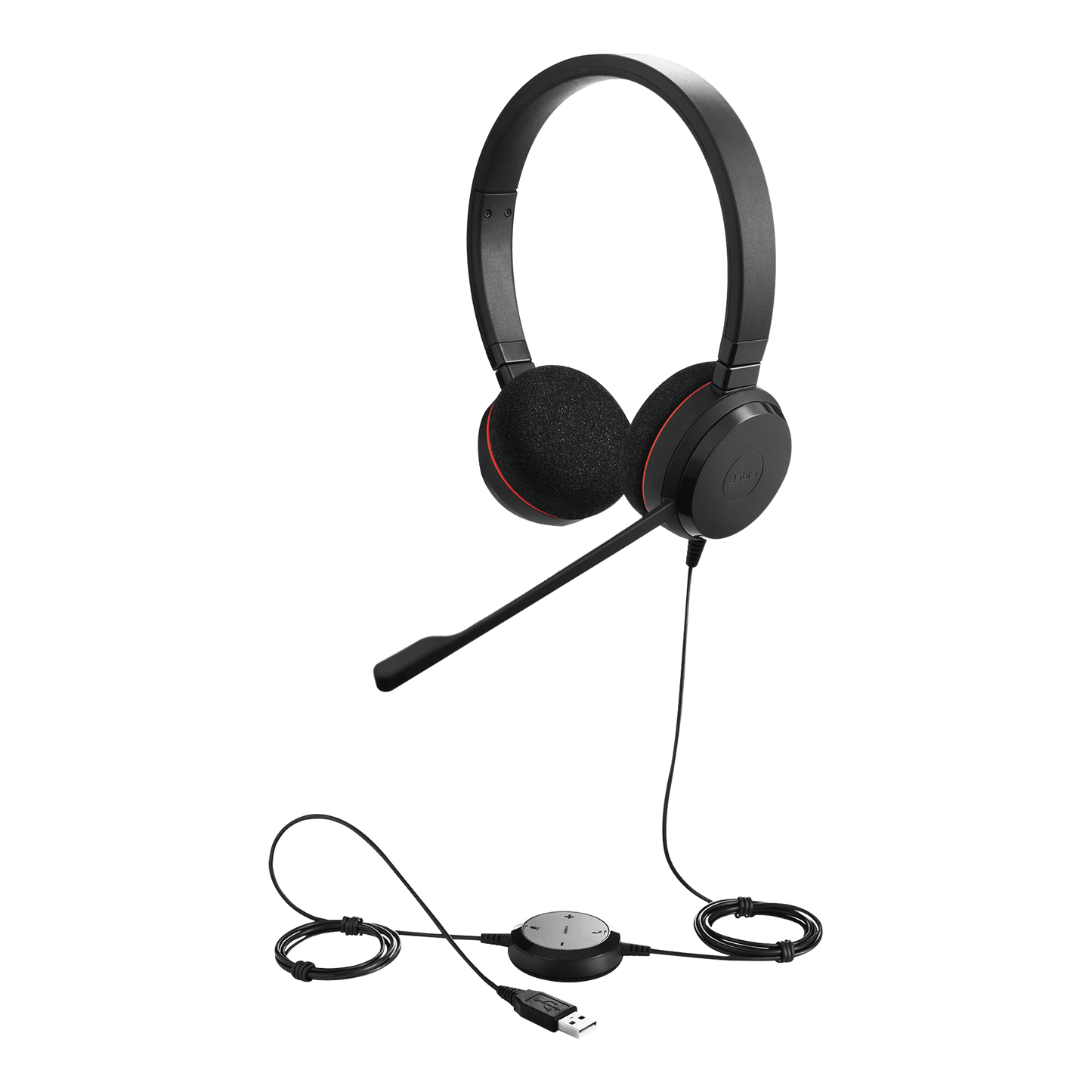 EVOLVE-20-DUO-UC Jabra Evolve 20 DUO con conexión USB, micrófono con cancelación de ruido de ultima generación, configuración Plug and Play (4999-829-209)
