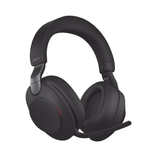 EVOLVE2-85-UC-BK-A Jabra Evolve2 85, Auricular stereo versión UC con cancelación de ruido activa, dongle USB-A indicador de ocupado (Busylight)(28599-989-999)