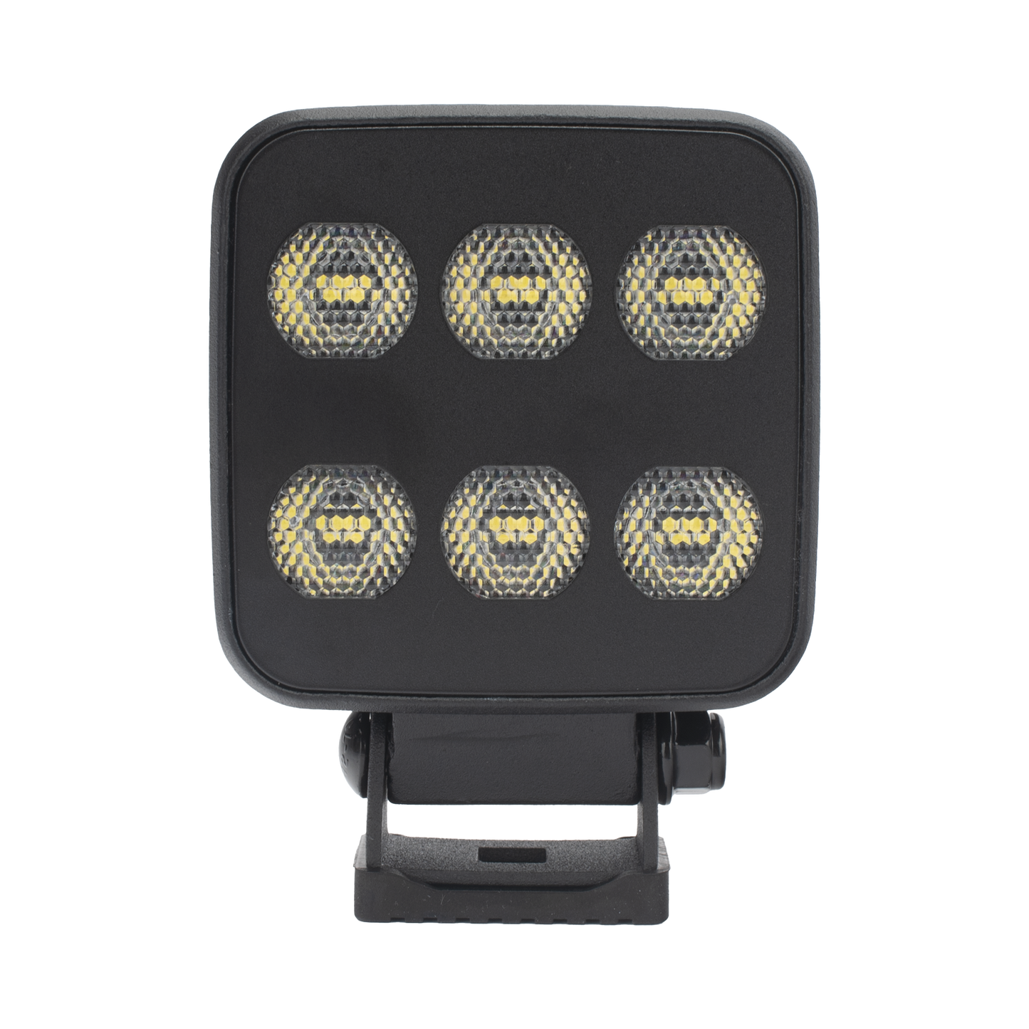 EW2721 - Luz de Trabajo Ultra brillante Cuadrada, 6 LED, 6552 Lúmenes, 12-24 Vcd